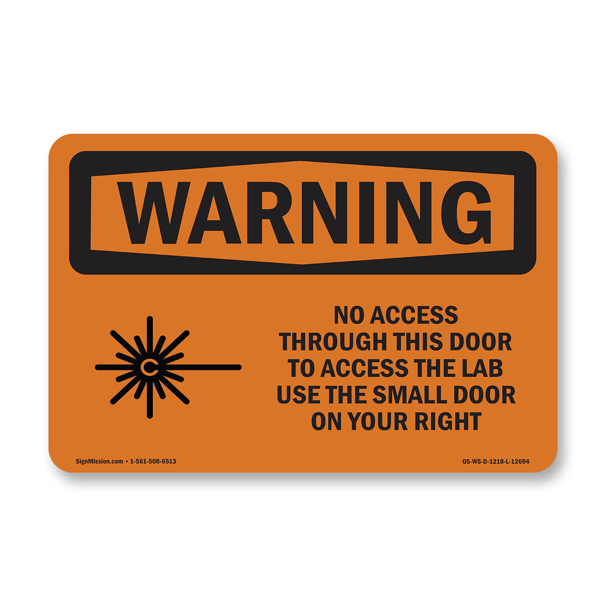 No Access Through This Door
