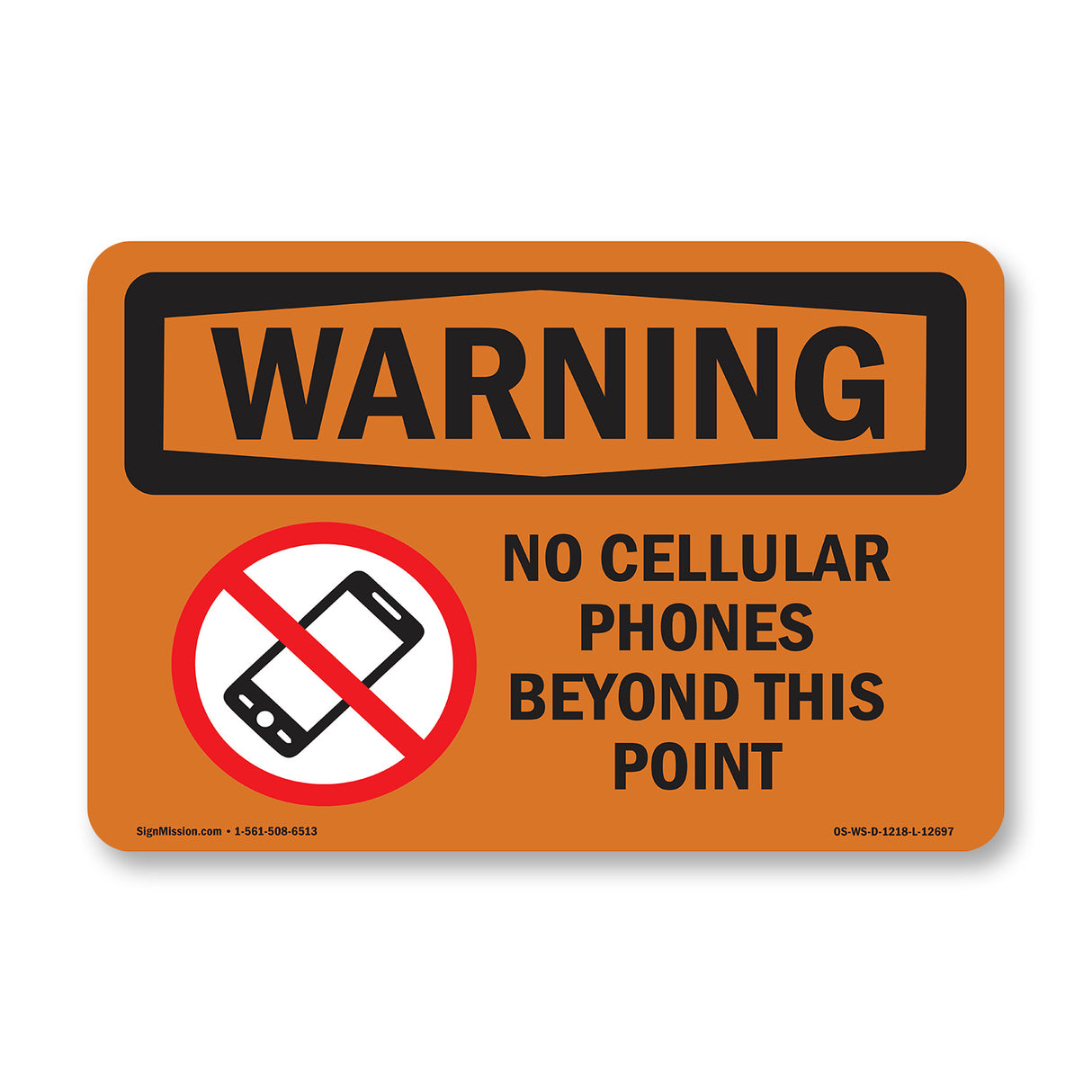 No Cellular Phones Beyond This Point