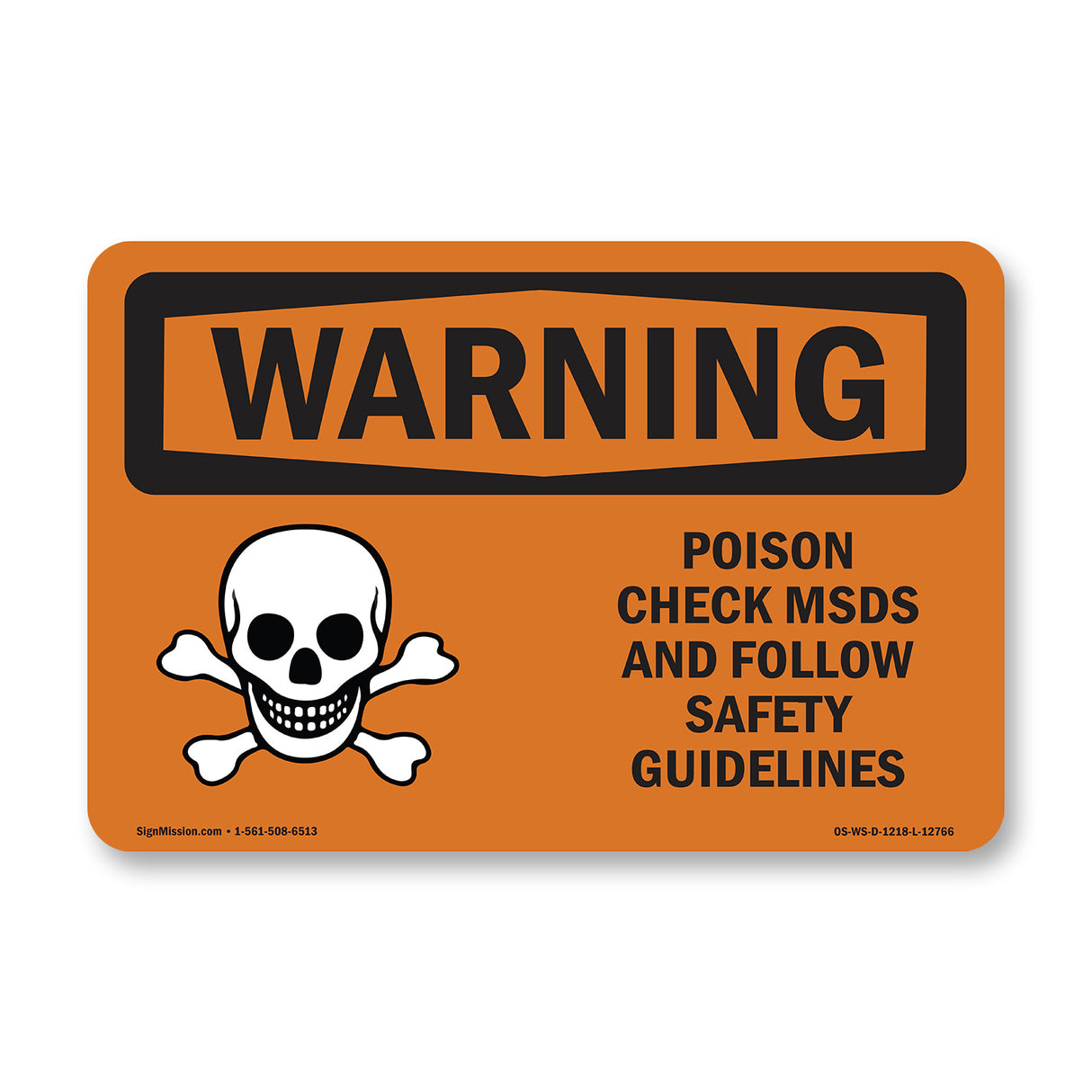 Poison Check MSDS Follow Safety Guidelines
