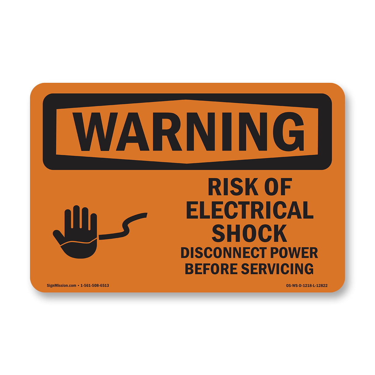 Risk Of Electrical Shock Disconnect