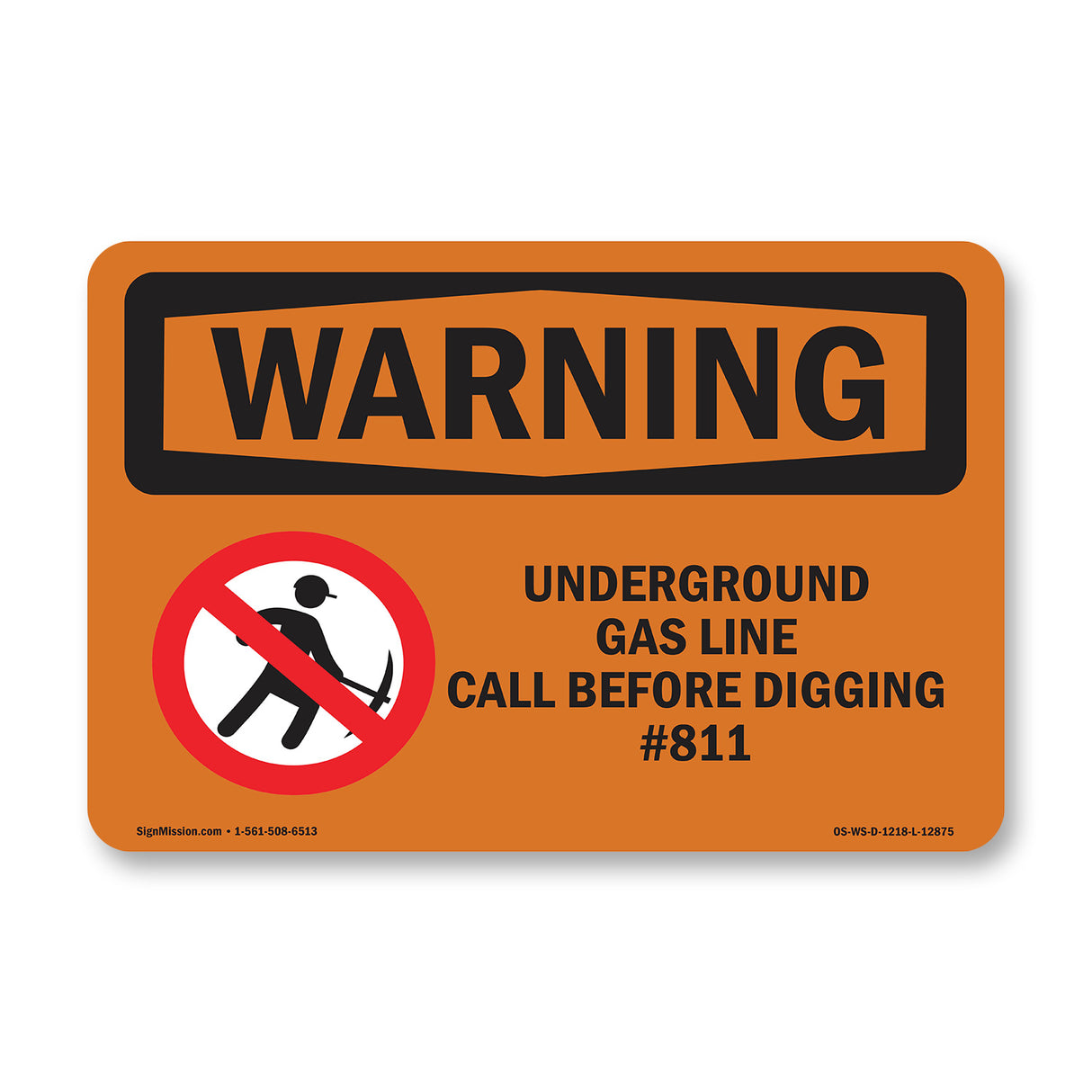 Underground Gas Line Call #811 Bilingual