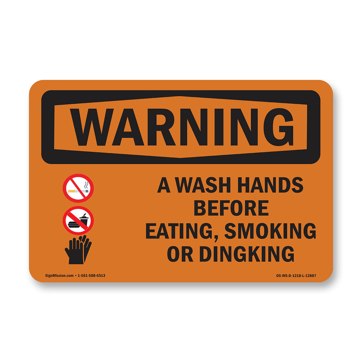Wash Hands Before Eating Drinking Spanish