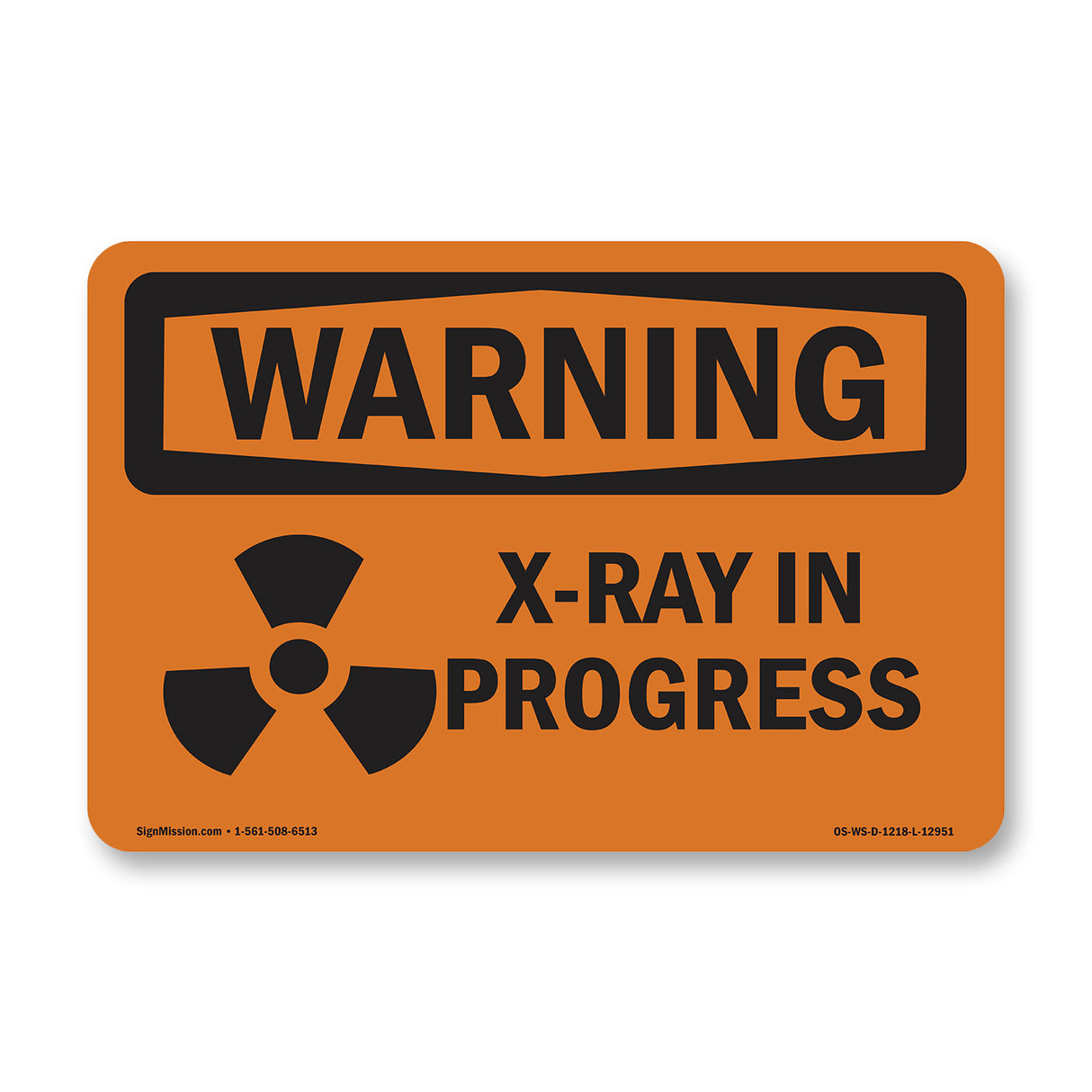 X-Ray In Progress With Symbol