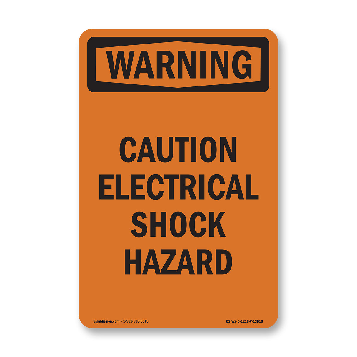 Caution Electrical Shock Hazard