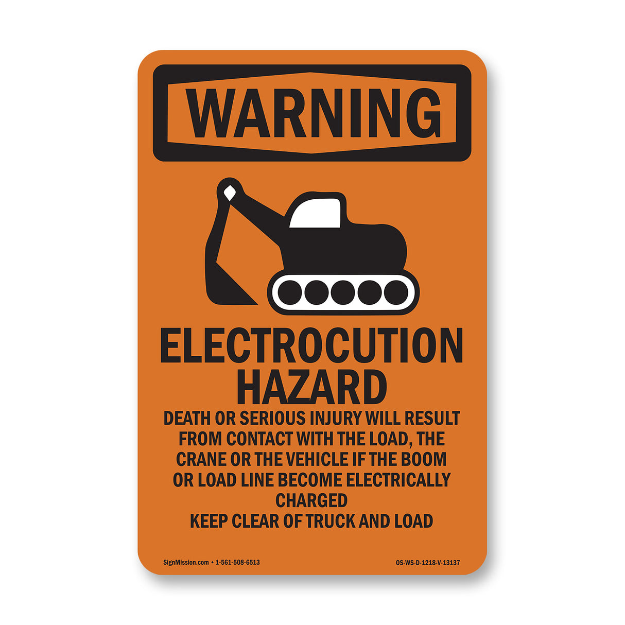 Electrocution Hazard Crane