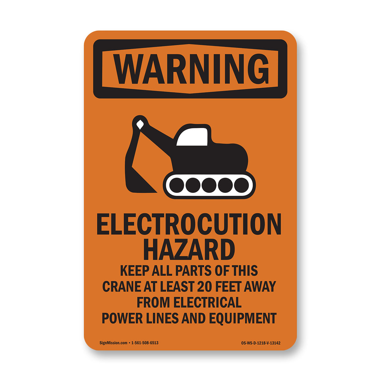 Electrocution Hazard Crane