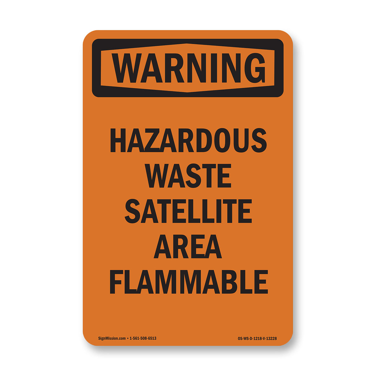 Hazardous Waste Satellite Area Flammable