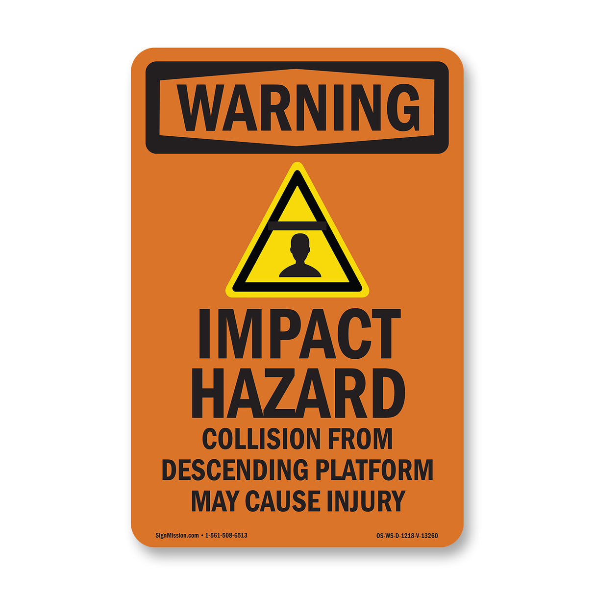 Impact Hazard Descending Platform