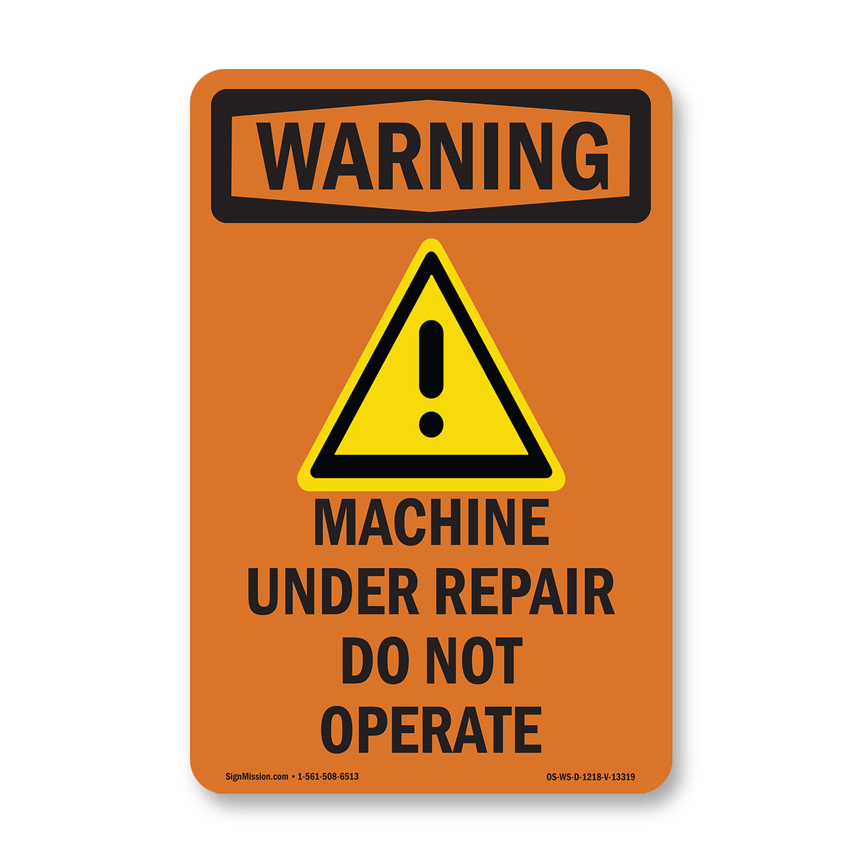 Machine Under Repair Do Not Operate