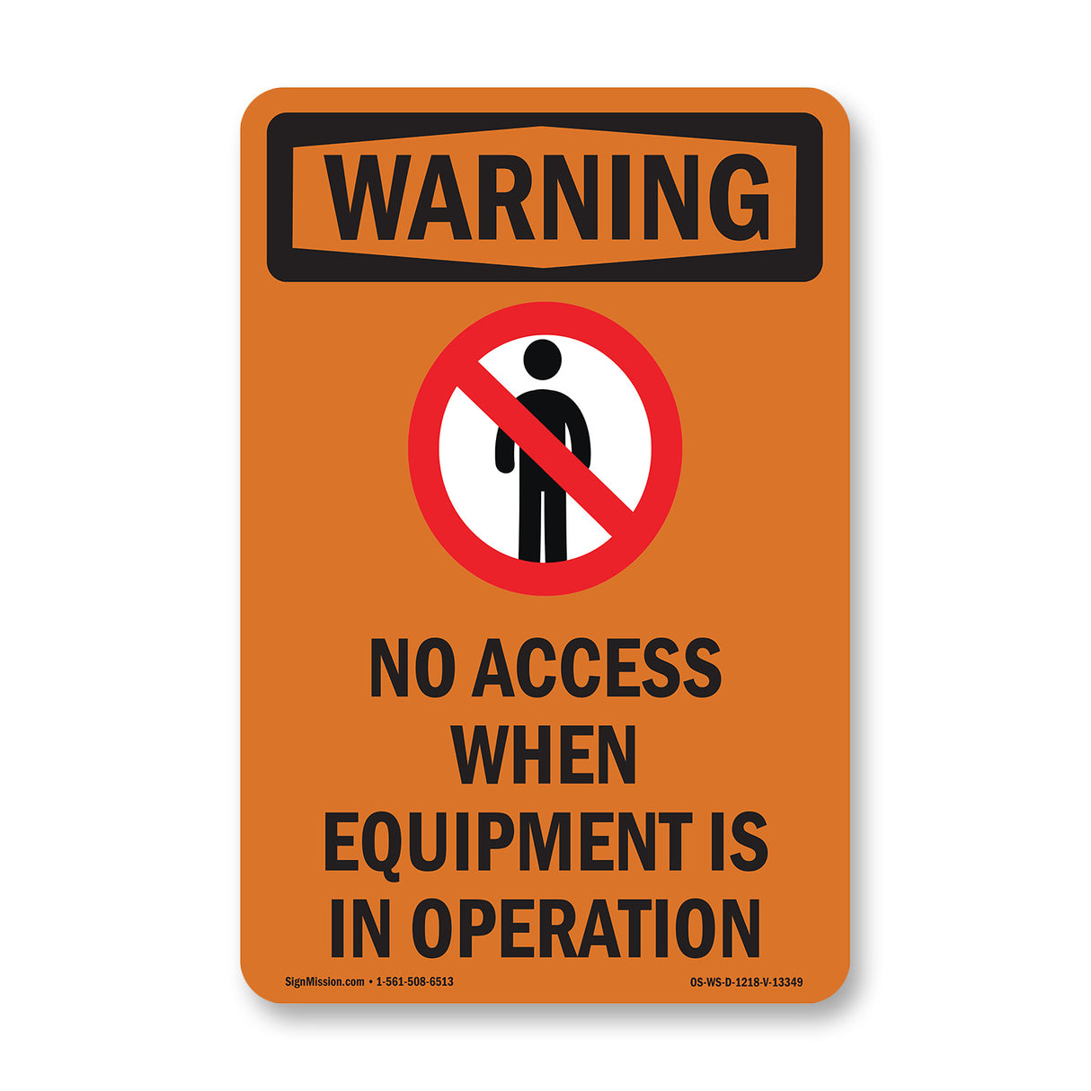No Access When Equipment Is With Symbol