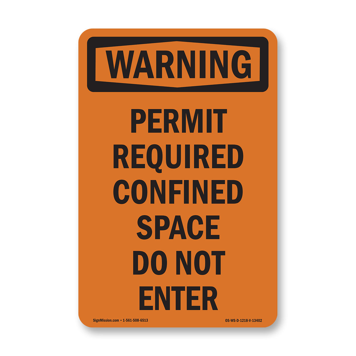 Permit Required Confined Space Do Not Enter
