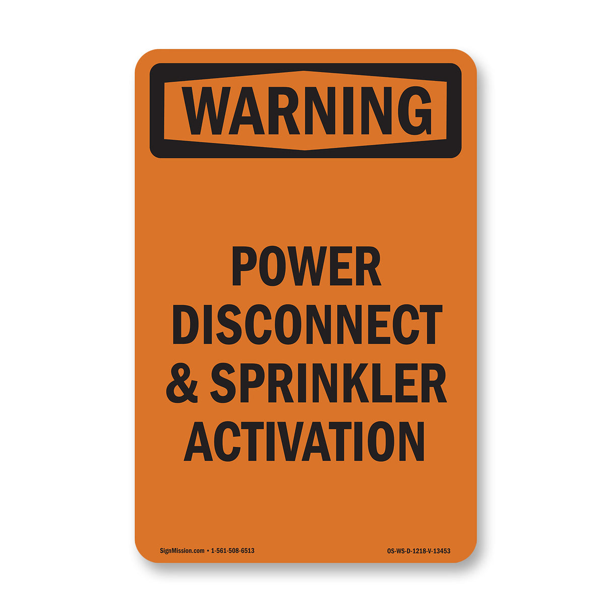 Power Disconnect And Sprinkler Activation