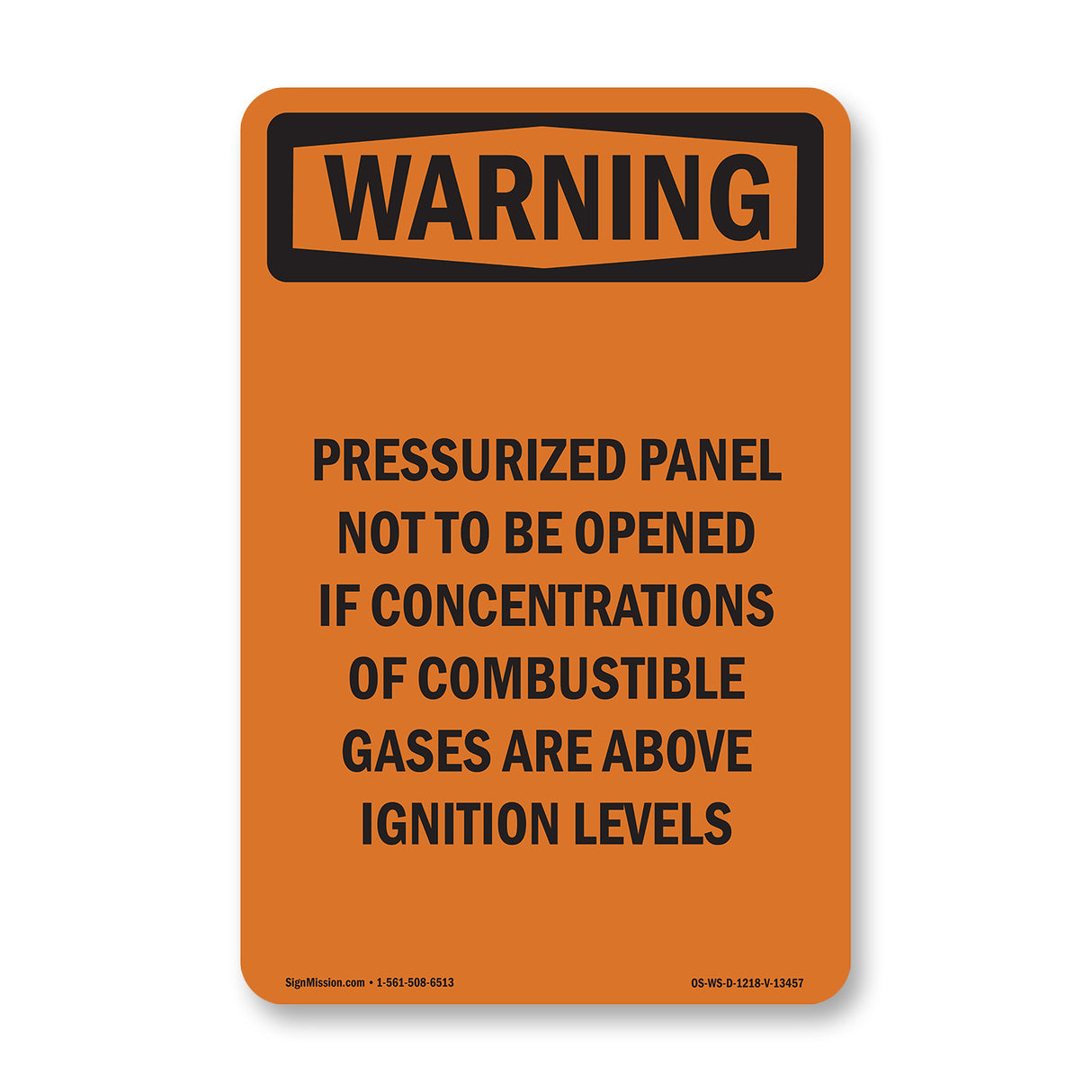 Pressurized Panel Not To Be Opened