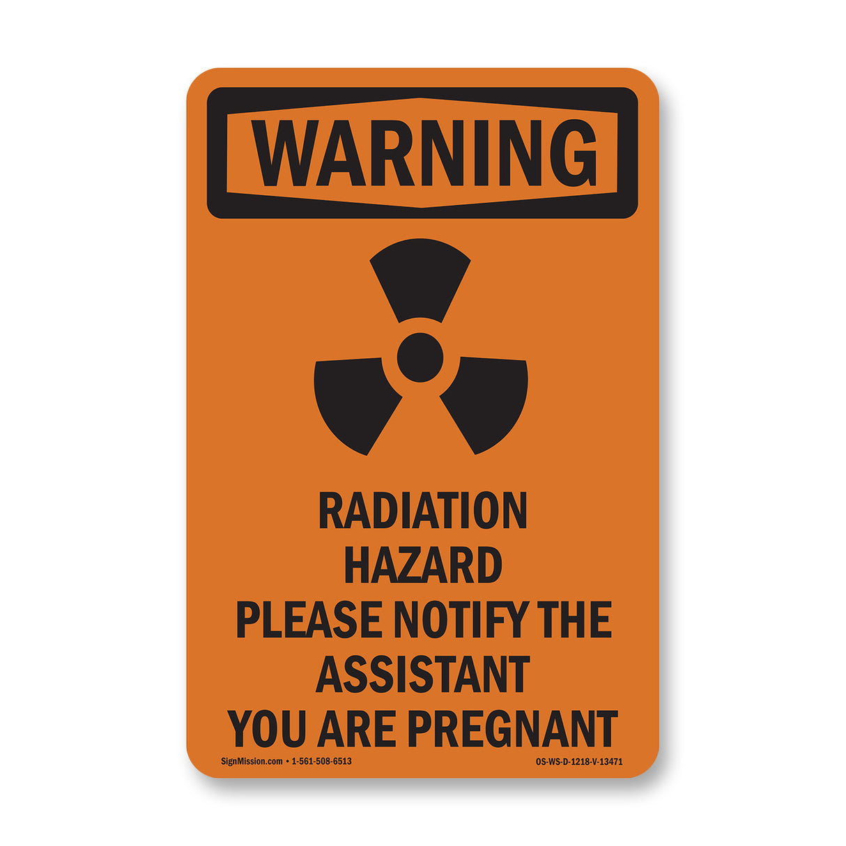 Radiation Hazard Please Notify With Symbol