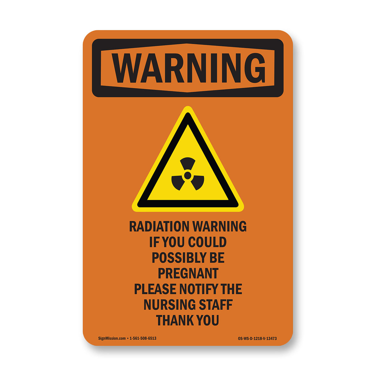 Radiation Warning If You Could With Symbol