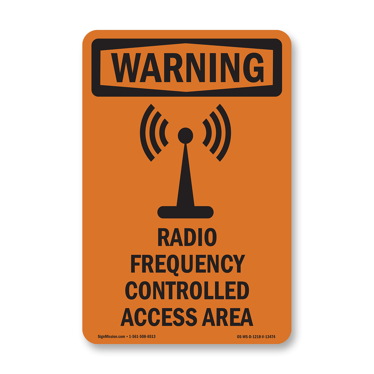 Radio Frequency Controlled Access Area With Symbol