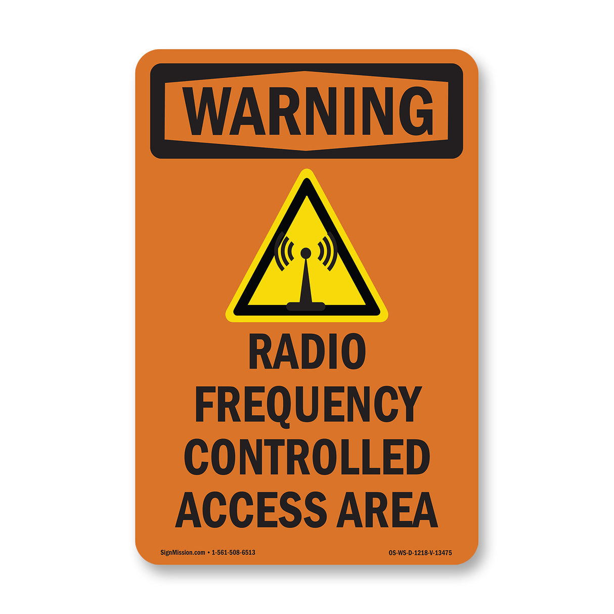 Radio Frequency Controlled Access Area With Symbol
