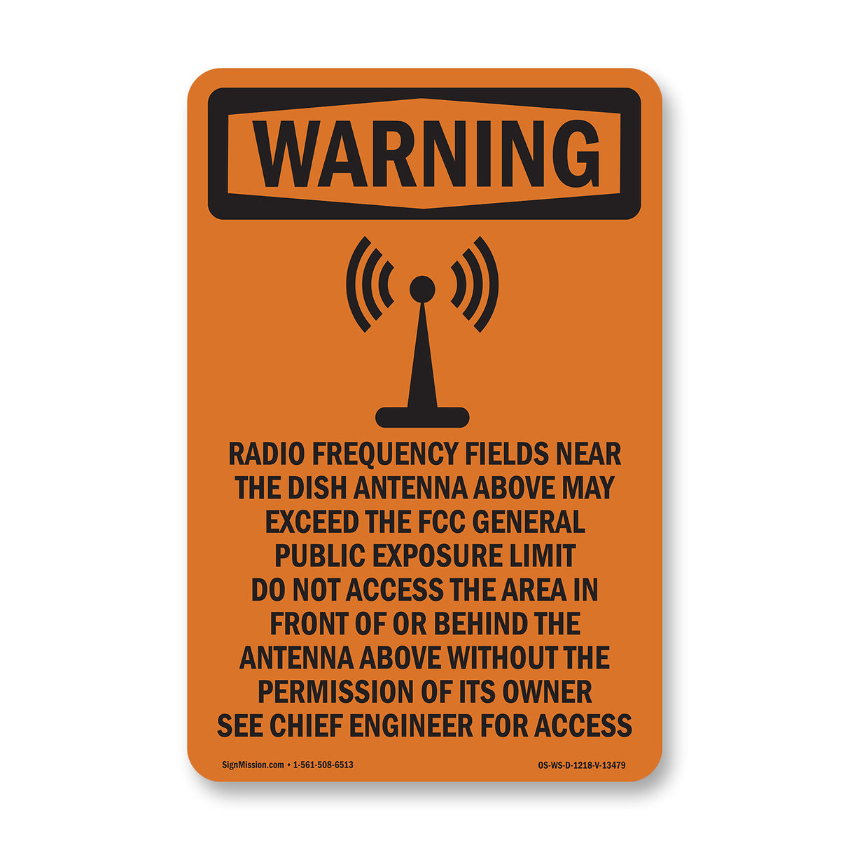 Radio Frequency Fields Near With Symbol
