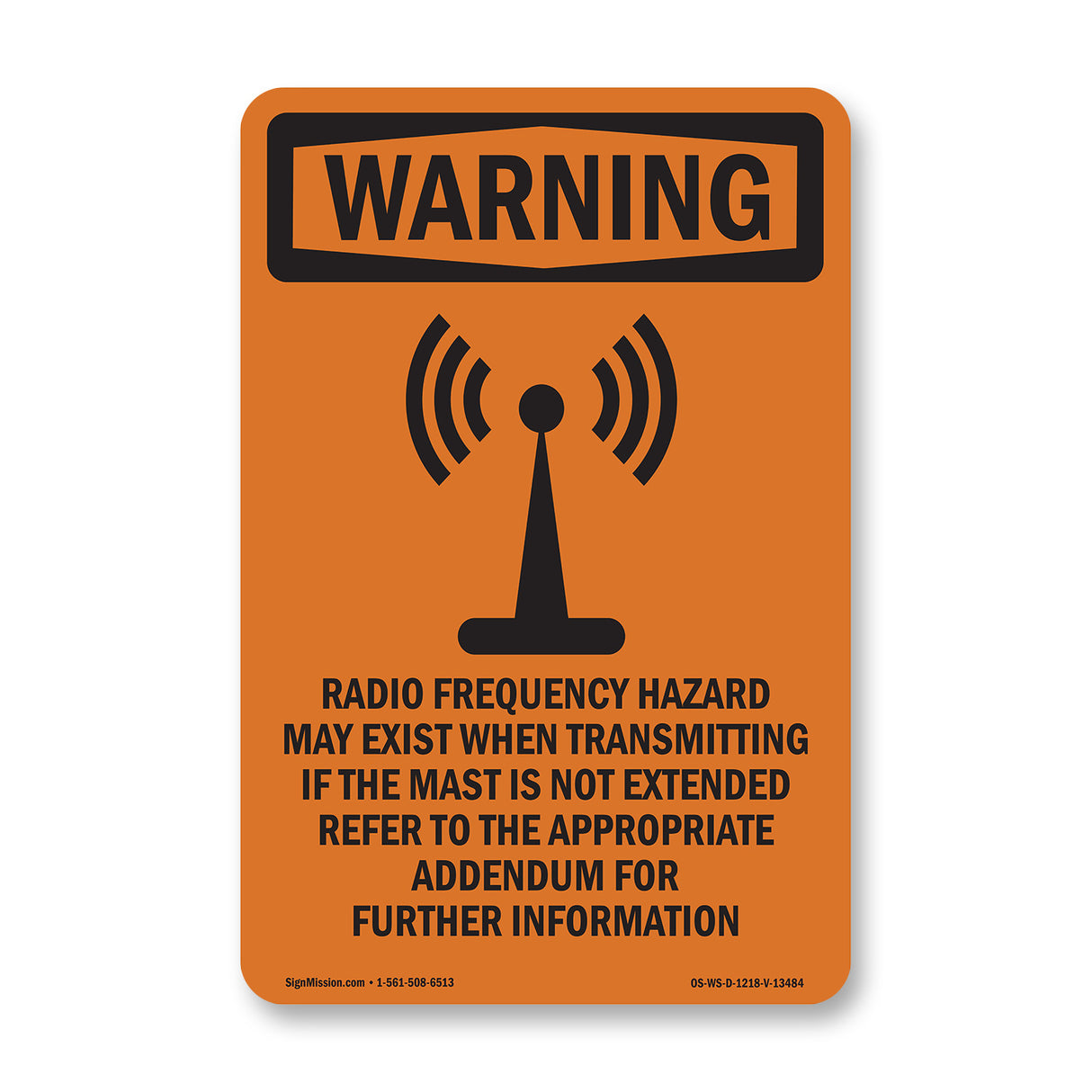 Radio Frequency Hazard May Exist With Symbol