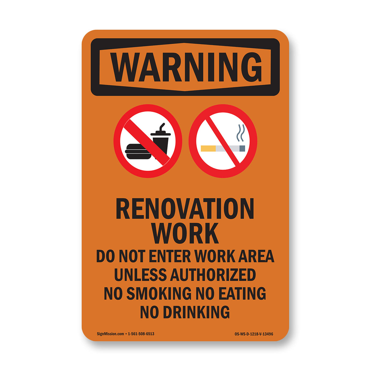 Renovation Work Do Not Enter Work Area