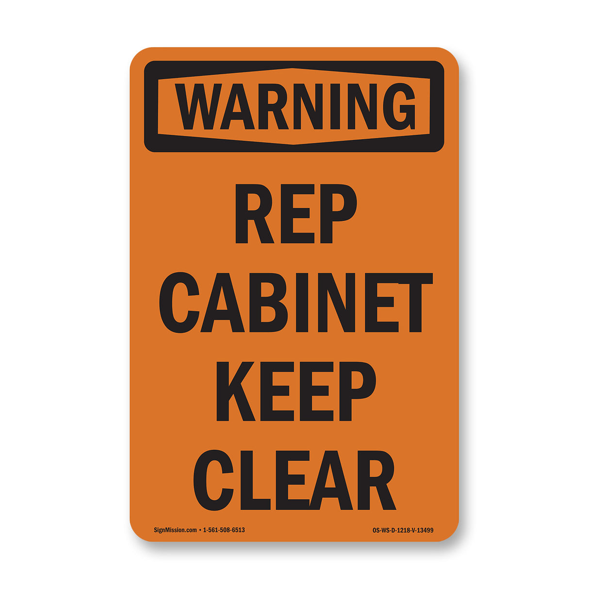 Rep Cabinet Keep Clear