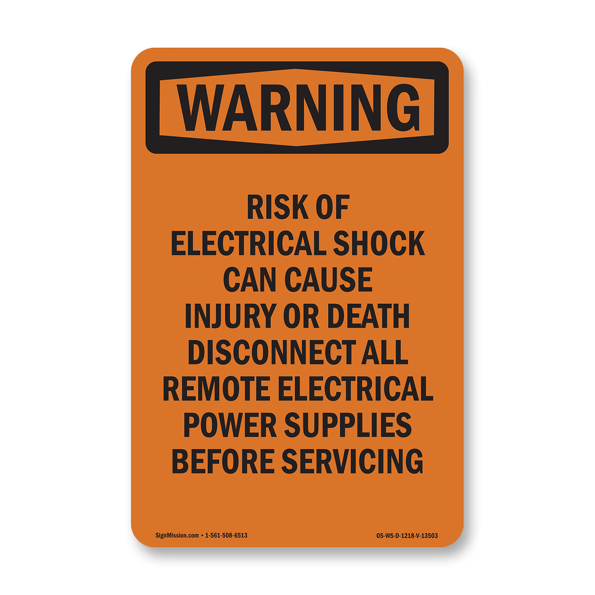 Risk Of Electrical Shock Can Cause