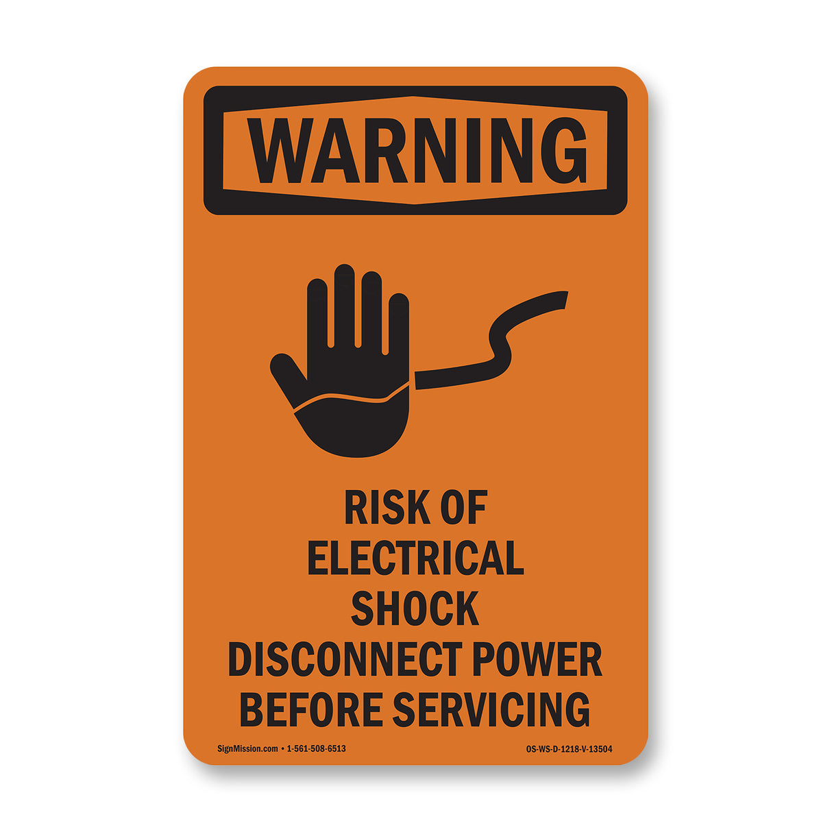 Risk Of Electrical Shock Disconnect