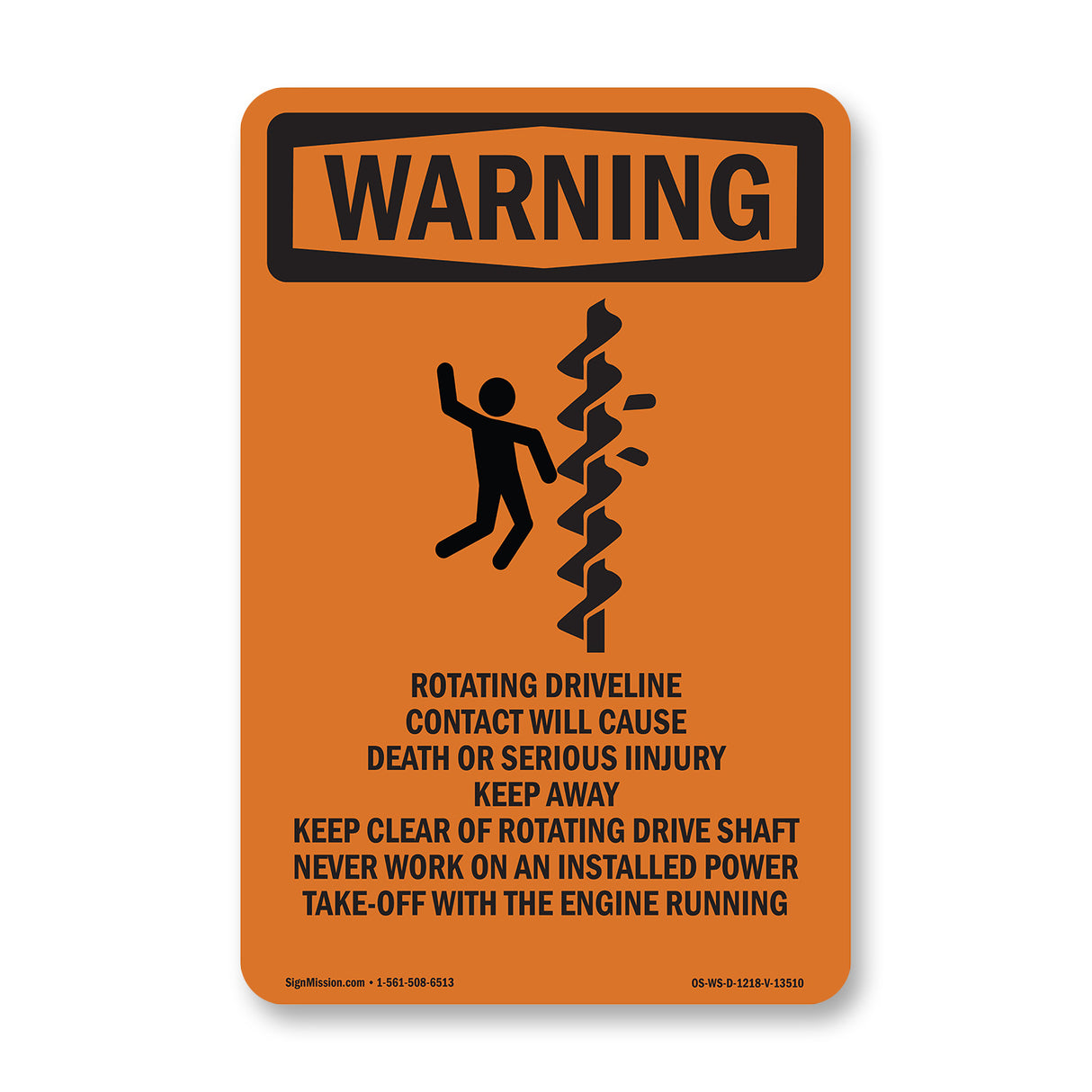 Rotating Driveline Contact Cause Death