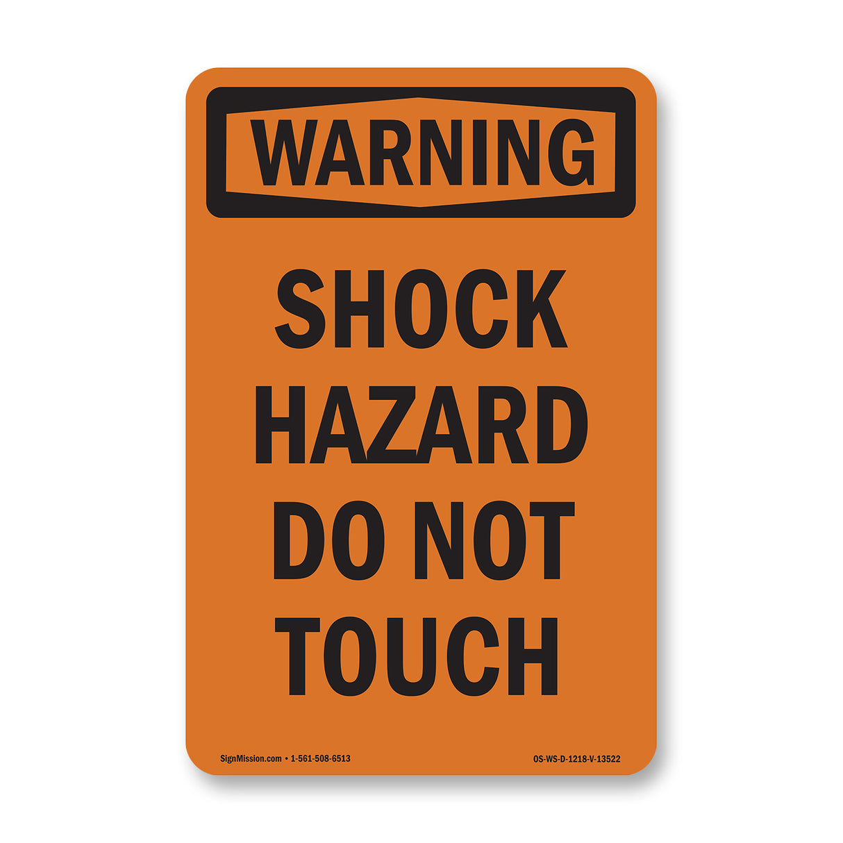 Shock Hazard Do Not Touch
