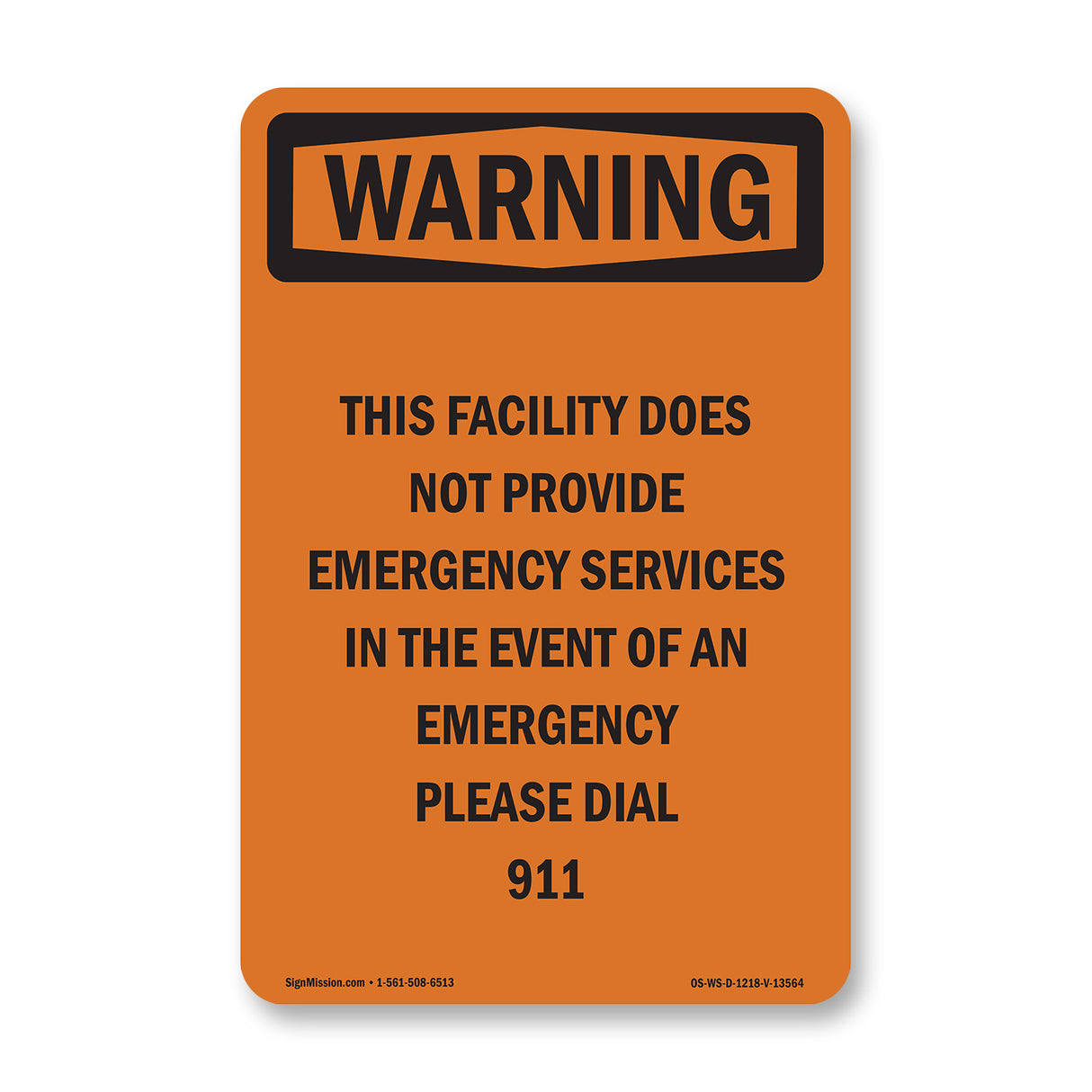 This Facility Does Not Provide Emergency