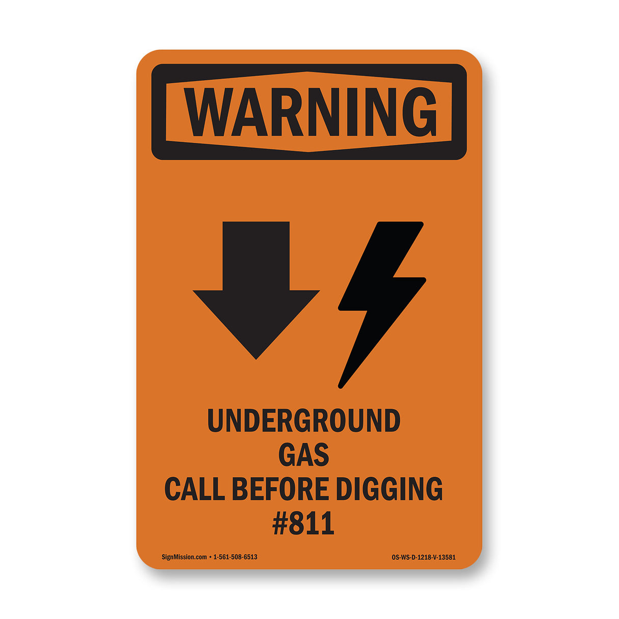 Underground Gas Call #811 Bilingual