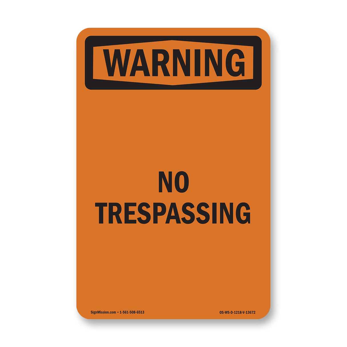 No Trespassing