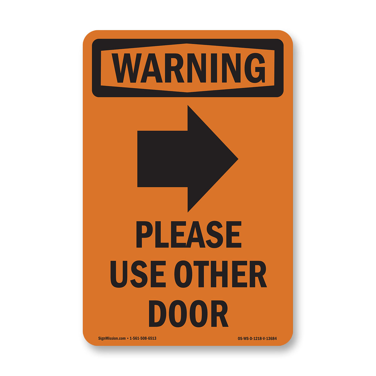 Please Use Other Door With Symbol