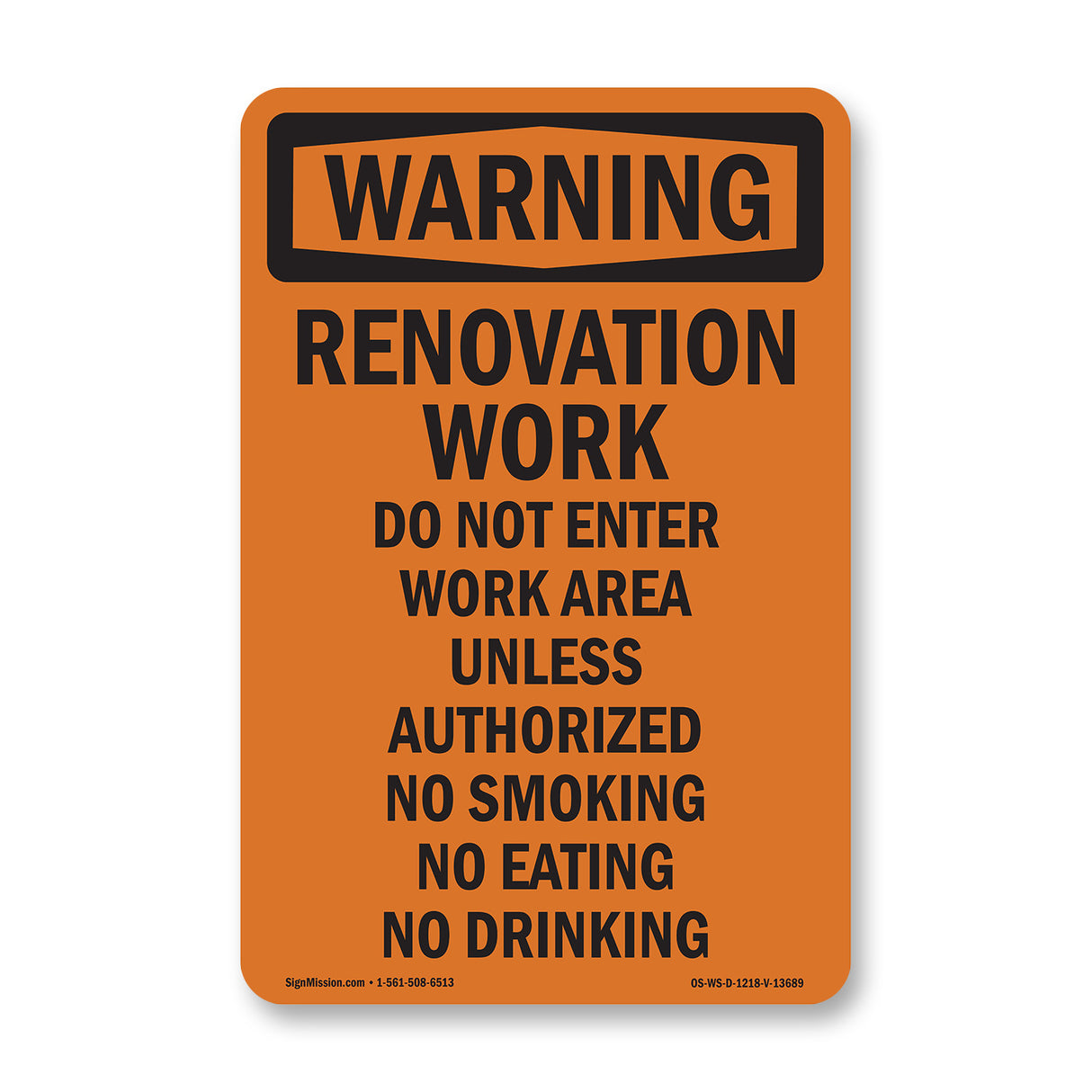 Renovation Work Do Not Enter