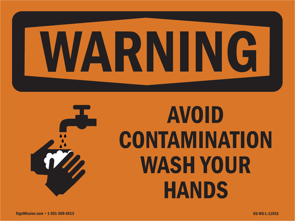 Avoid Contamination Wash Your Hands