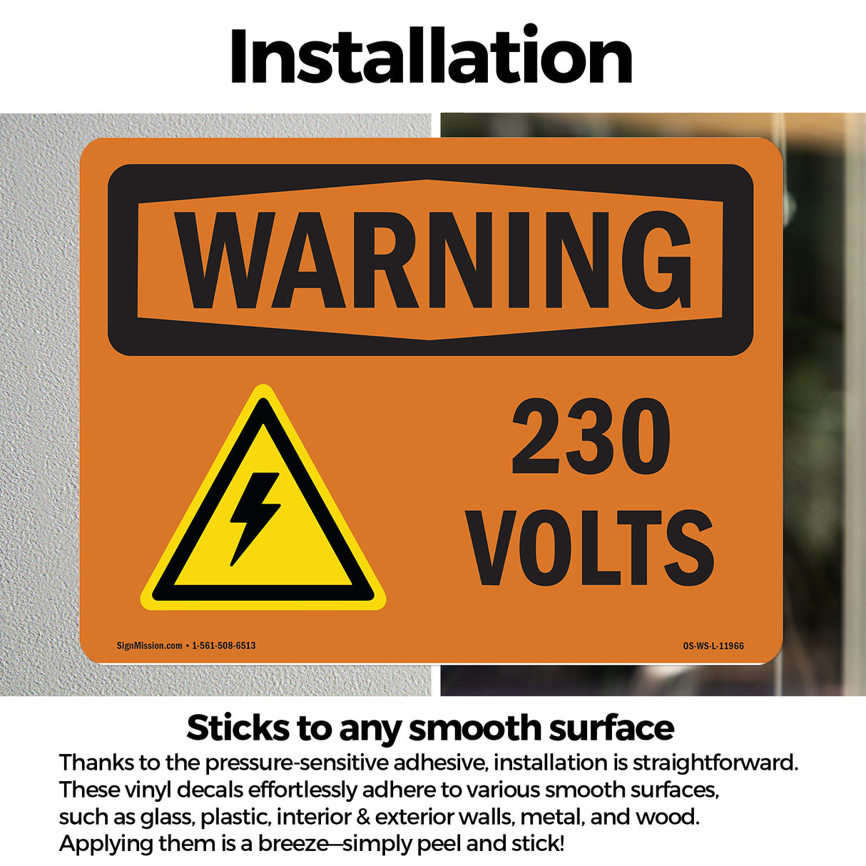 230 Volts With Symbol