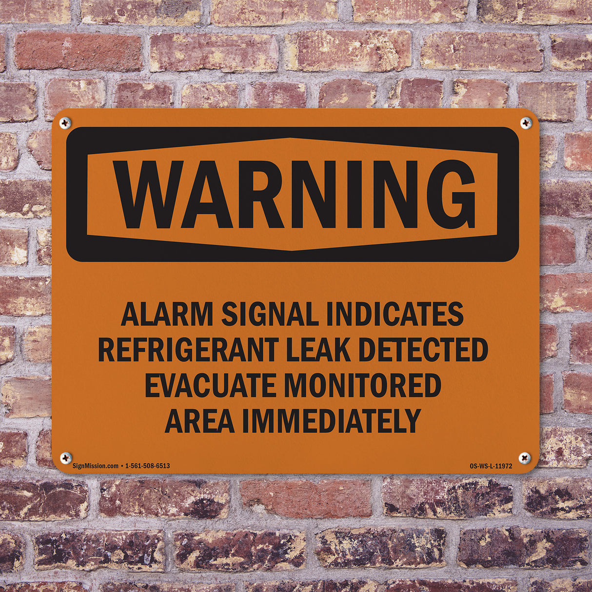 Alarm Signal Indicates Refrigerant Leak