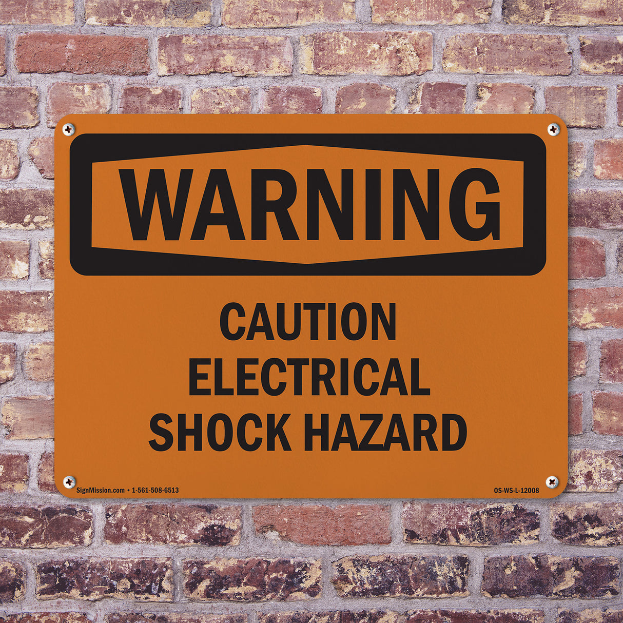 Caution Electrical Shock Hazard