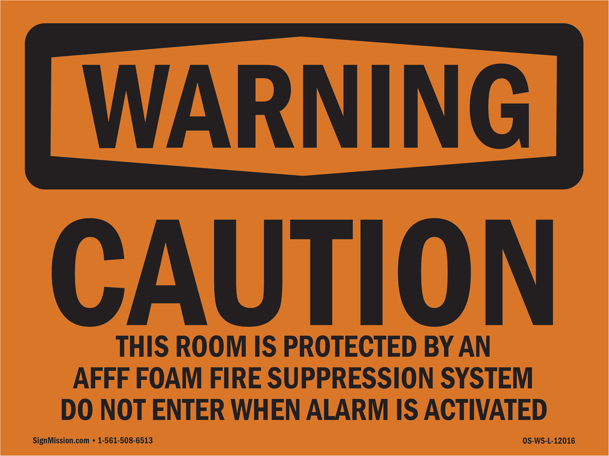 Caution This Room Is Protected By An Afff