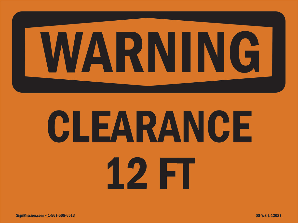 Clearance 12 Ft