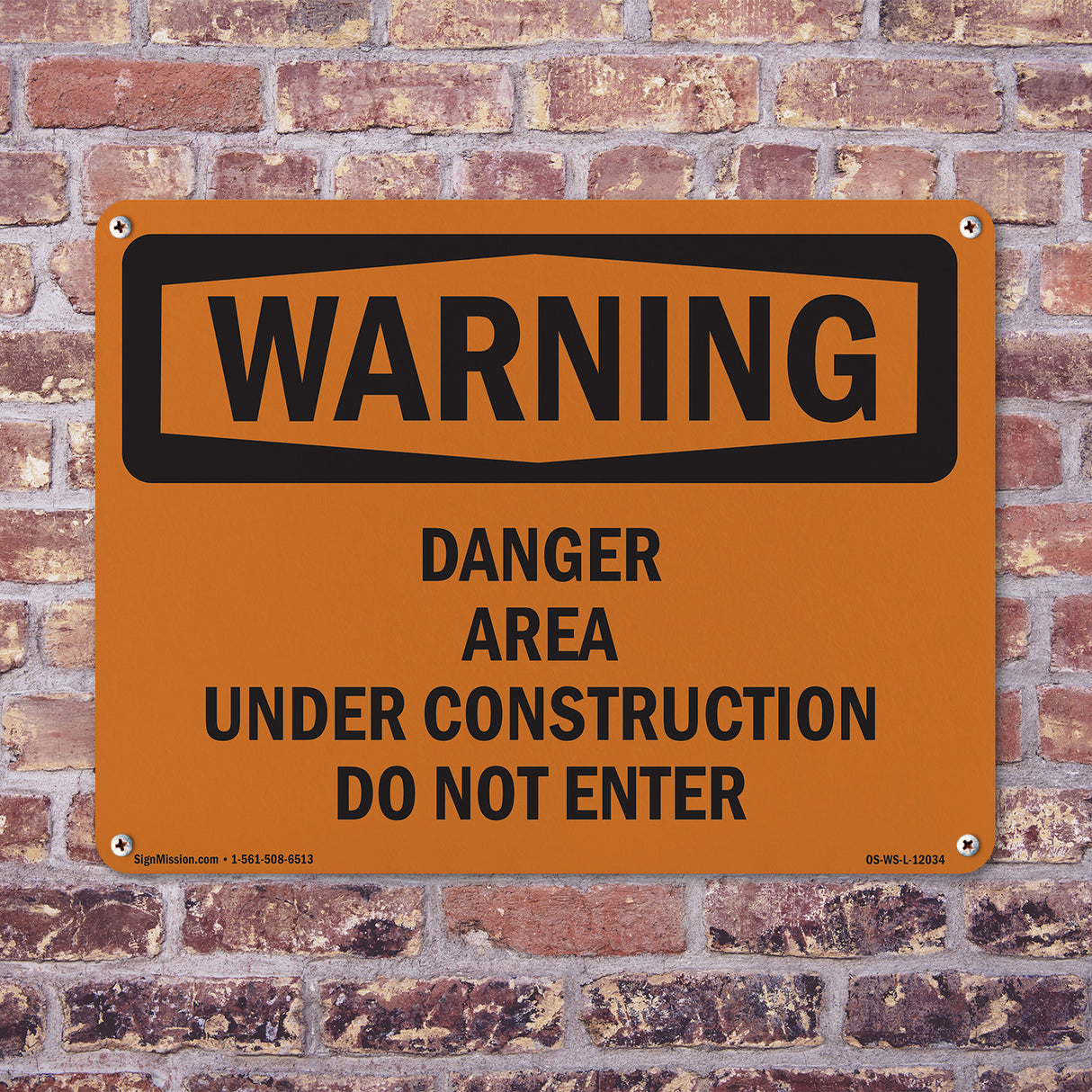 Danger Area Under Construction Do Not Enter