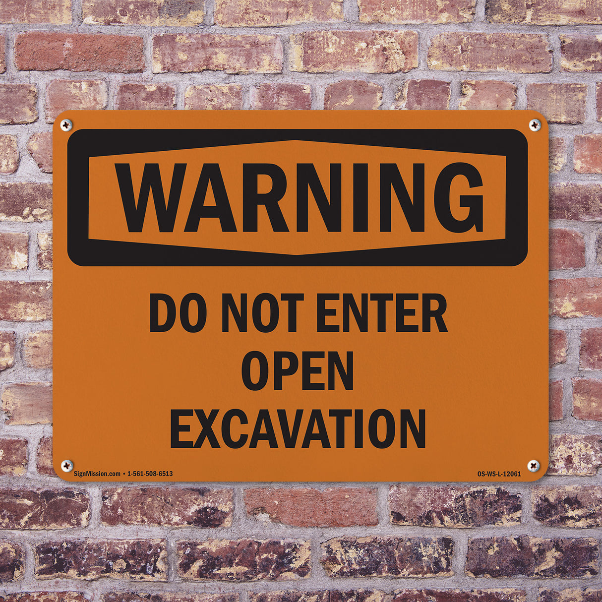 Do Not Enter Open Excavation