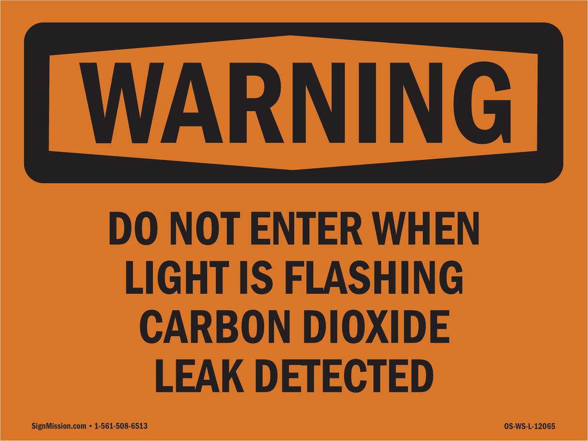 Do Not Enter When Light Is Flashing Carbon
