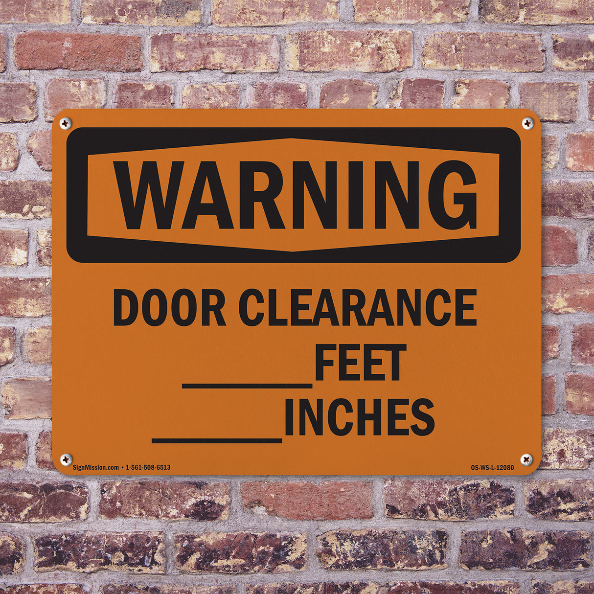 Door Clearance ____ Feet ____ Inches