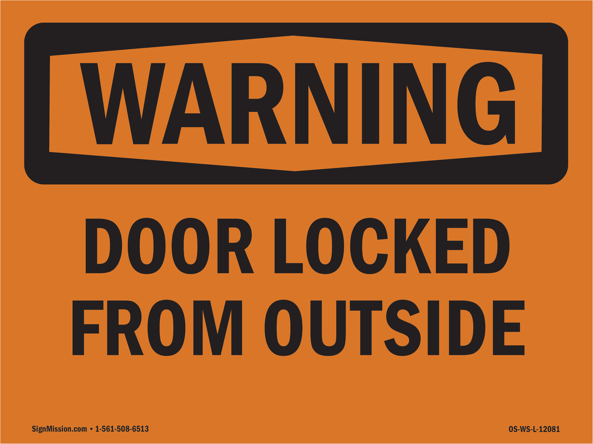 Door Locked From Outside