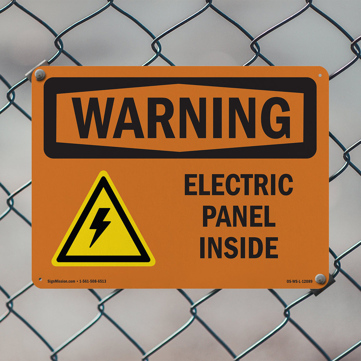 Electric Panel Inside With Symbol