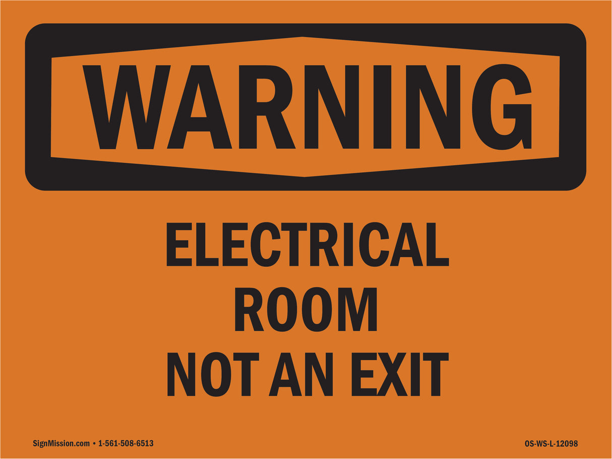 Electrical Room Not An Exit
