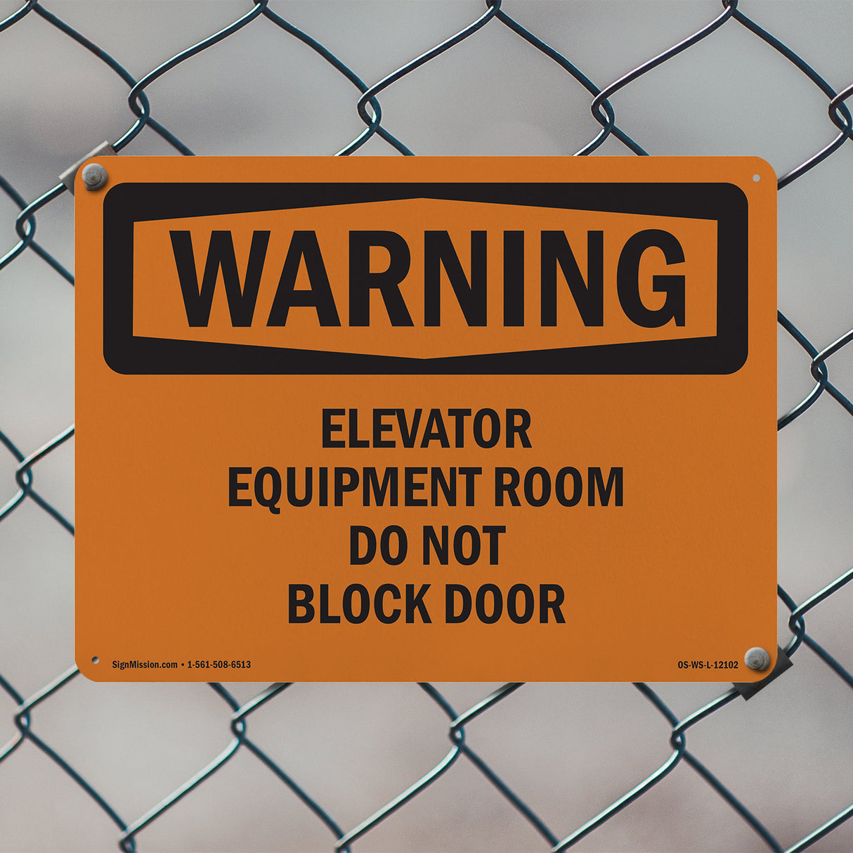 Elevator Equipment Room Do Not Block Door