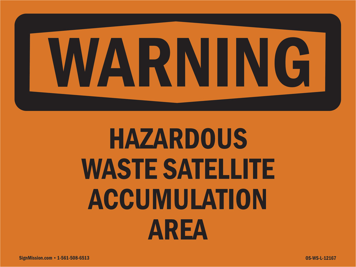 Hazardous Waste Satellite Accumulation Area
