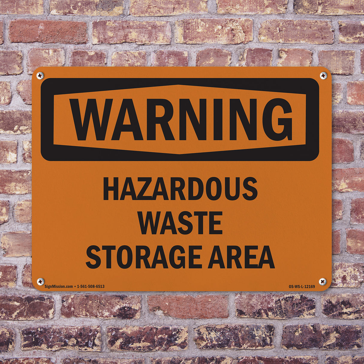 Hazardous Waste Storage Area